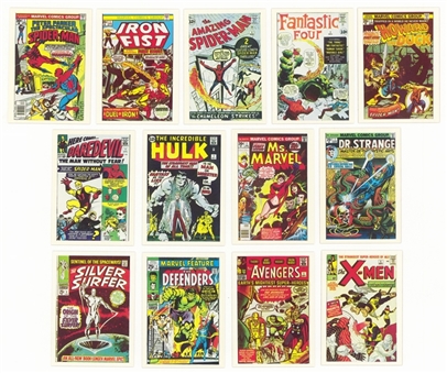 1984 FFTC Marvel Superheroes 1st Issue Covers High Grade Complete Sets Collection (9)